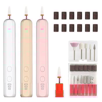 Youaolai Generation 1 Minden‑egyben elektromos körömcsiszoló és polírozó eszköz 100 csiszoló koronggal – otthoni használatra