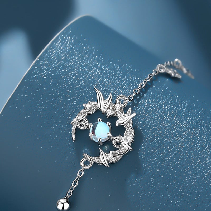 Holdkő kézhez láncos ékszer nőknek - könnyű luxus stílus, állat/Zodiákus motívum, S0004, évfordulóra ajándék