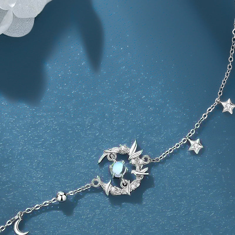 Holdkő kézhez láncos ékszer nőknek - könnyű luxus stílus, állat/Zodiákus motívum, S0004, évfordulóra ajándék