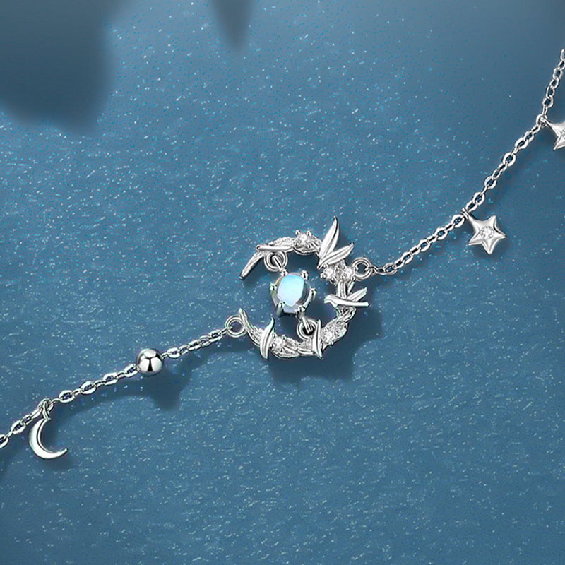 Holdkő kézhez láncos ékszer nőknek - könnyű luxus stílus, állat/Zodiákus motívum, S0004, évfordulóra ajándék