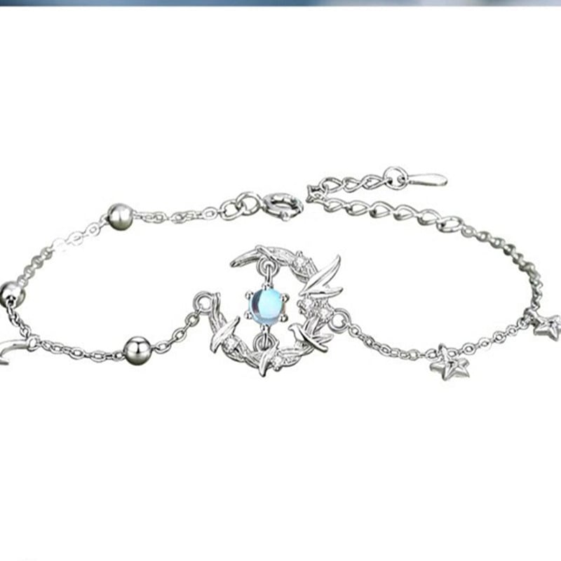 Holdkő kézhez láncos ékszer nőknek - könnyű luxus stílus, állat/Zodiákus motívum, S0004, évfordulóra ajándék