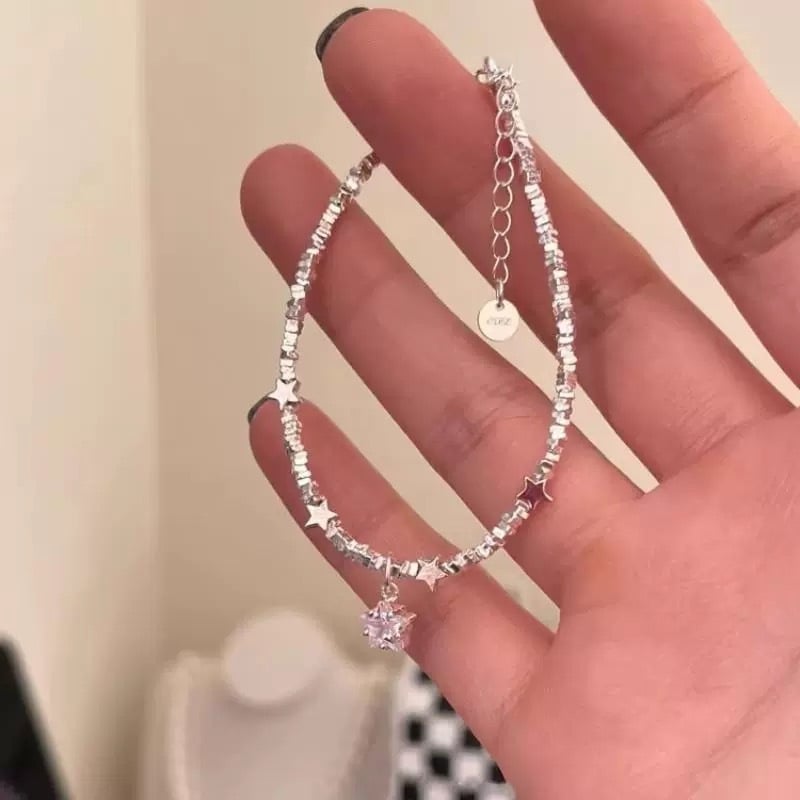 Réz karkötő nőknek, geometriai design, galván bevonat, kifinomult stílus — Silver Fortune Source