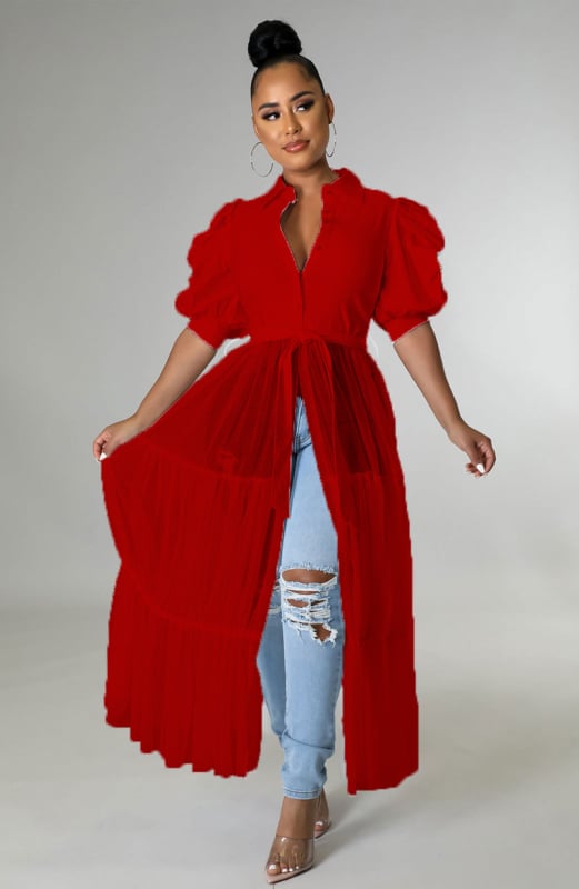 Ing; rövid ujjú; galléros; hosszított szabás; poliészter 95%+