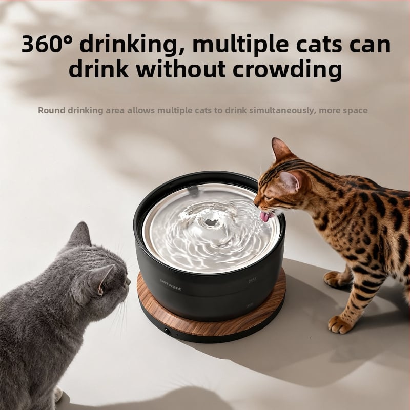 Διανομέας νερού για κατοικίδια με αποσπώμενη μπαταρία λιθίου, ασύρματη χρήση, μεγάλη χωρητικότητα 3 L, αθόρυβος 25 dB, αυτονομία μέχρι 45 ημέρες