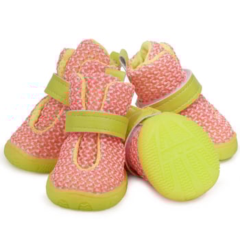 Gumiból készült kutyacipő, lélegző hálós felső, csúszásmentes talp, kopásálló