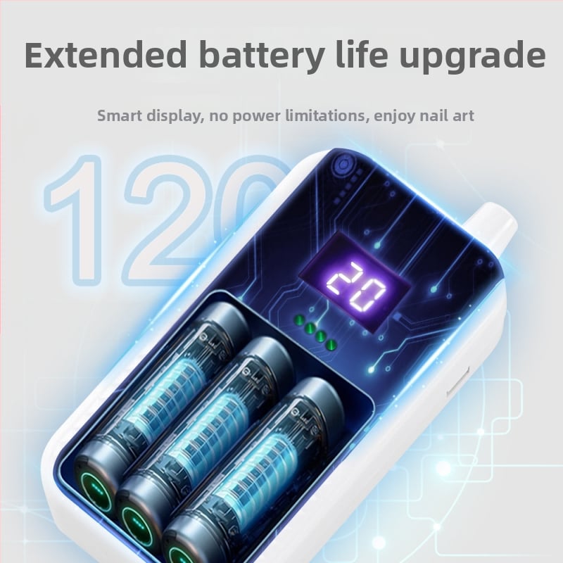 Kasi Manikűr hordozható, újratölthető elektromos csiszoló toll a műköröm eltávolítására és a holt bőr eltávolítására – kisméretű otthoni modell