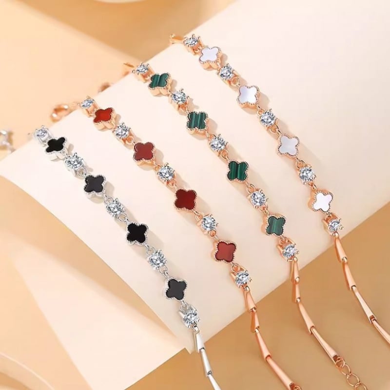 Brățară cu formă de frunză din aliaj de cupru, placare electrochimică, bijuterii pentru femei