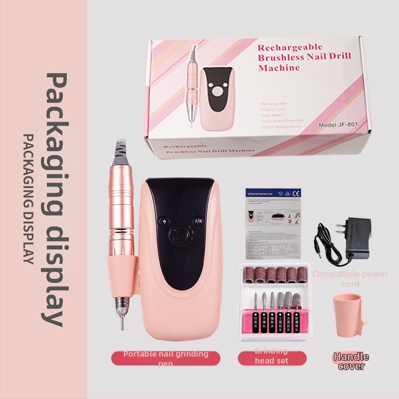 Îndepărtător electric portabil pentru unghii, pentru manichiură, model JF-801, marcă JFDA, marcă privată autorizată, set de instrumente pentru îngrijirea unghiilor