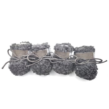 LOVOYAGER Kutyacipő báránygyapjúból – meleg, csúszásmentes talp, kopásálló téli cipő