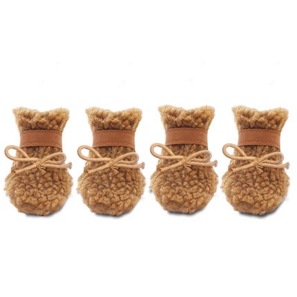 LOVOYAGER Kutyacipő báránygyapjúból – meleg, csúszásmentes talp, kopásálló téli cipő