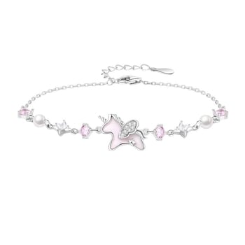 Női egyszarvú karkötő, réz, elektroplakálás, személyre szabott stílus, 2025 tavasz