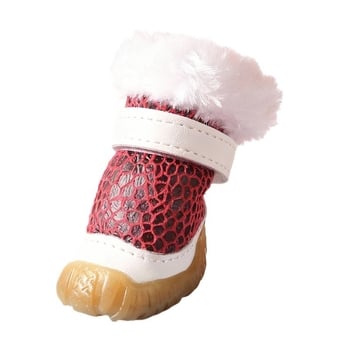 Velúr bőr kutyaszandál, Noble Baby márka, kutyáknak, melegen tartó funkció, laza stílus.