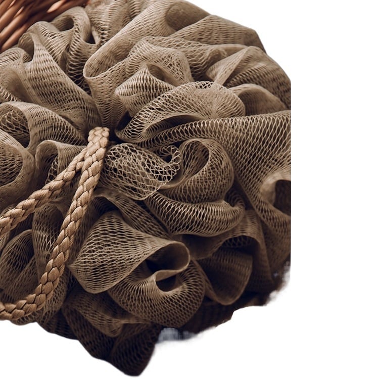 Minge de baie spumoasă cu design floral — moale, durabilă, material PP, pentru adulți