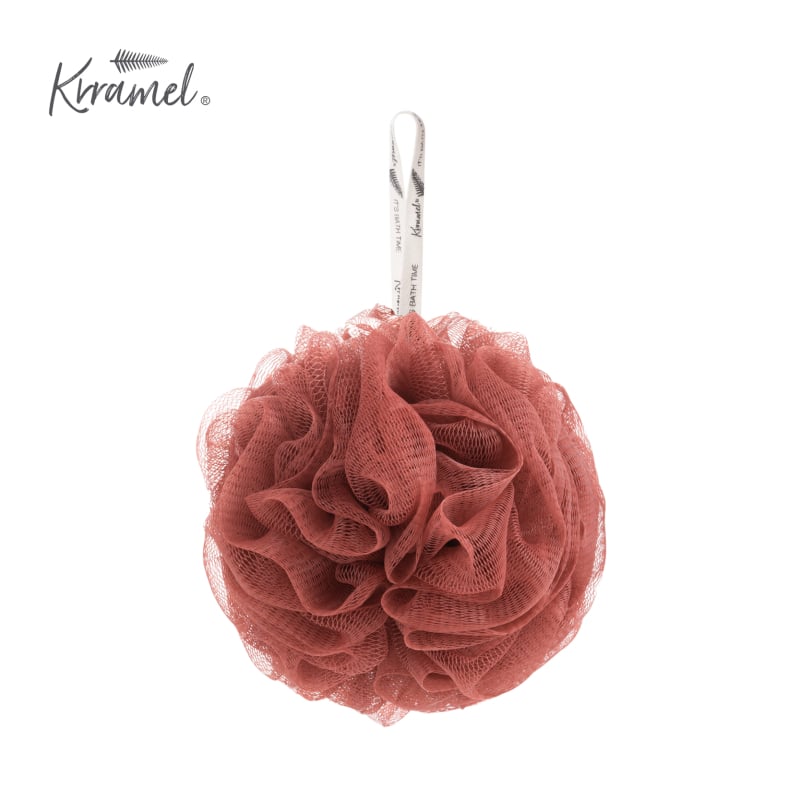 Minge de baie spumoasă cu design floral — moale, durabilă, material PP, pentru adulți