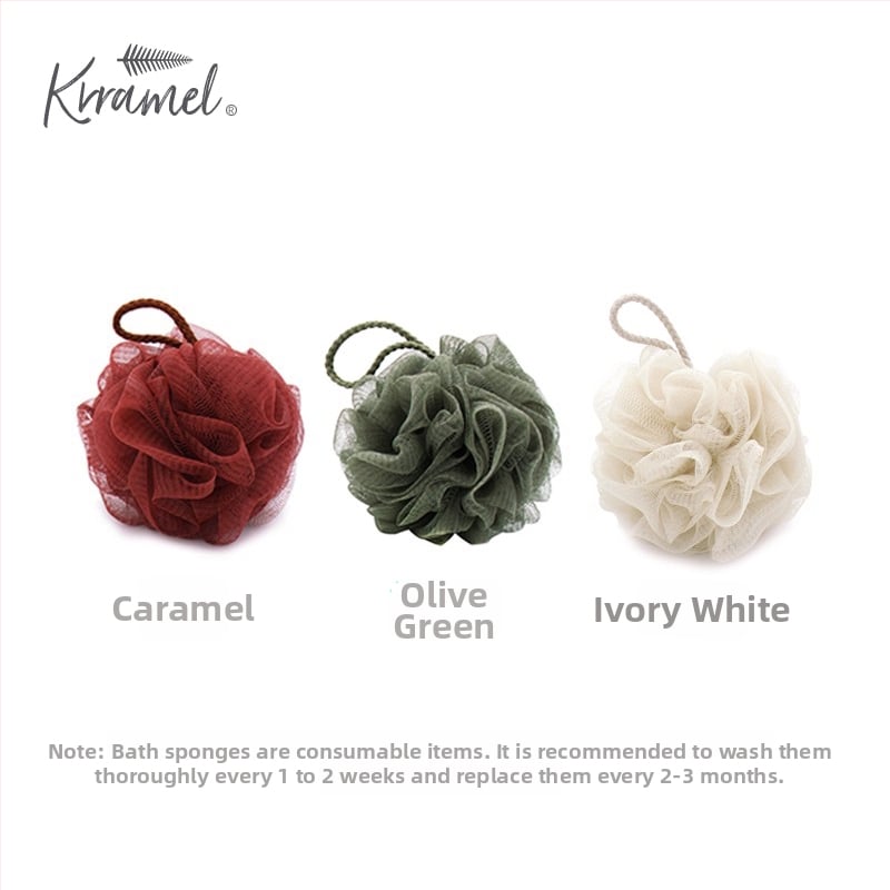 Minge de baie spumoasă cu design floral — moale, durabilă, material PP, pentru adulți