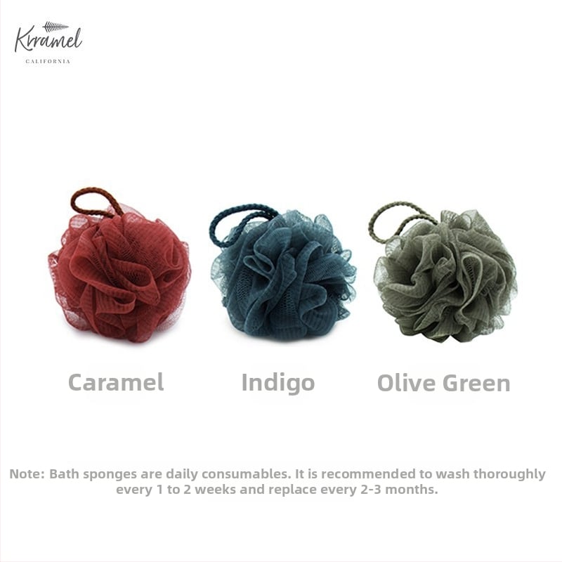Minge de baie spumoasă cu design floral — moale, durabilă, material PP, pentru adulți