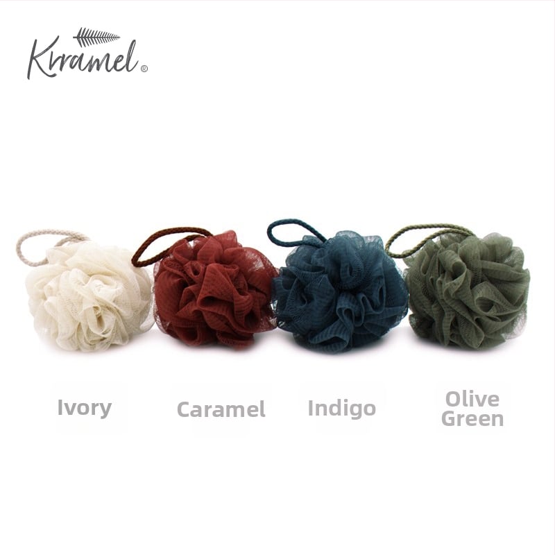 Minge de baie spumoasă cu design floral — moale, durabilă, material PP, pentru adulți