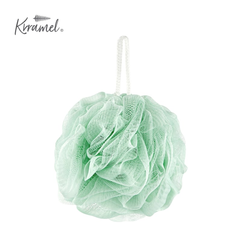 Minge de baie spumoasă cu design floral — moale, durabilă, material PP, pentru adulți