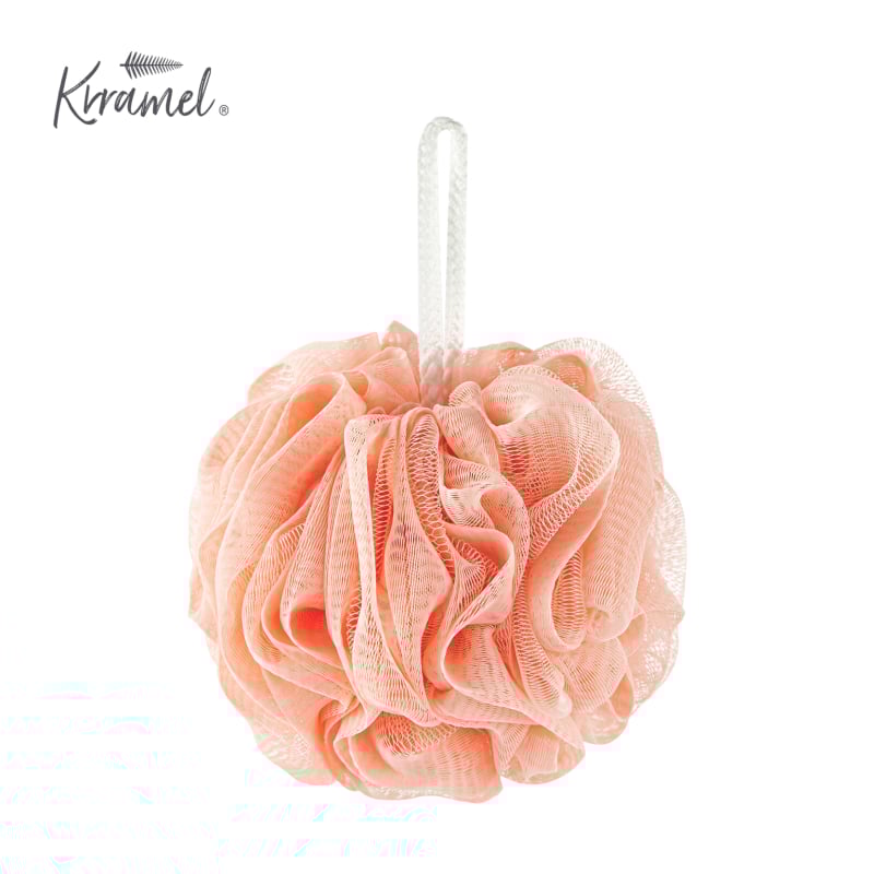 Minge de baie spumoasă cu design floral — moale, durabilă, material PP, pentru adulți