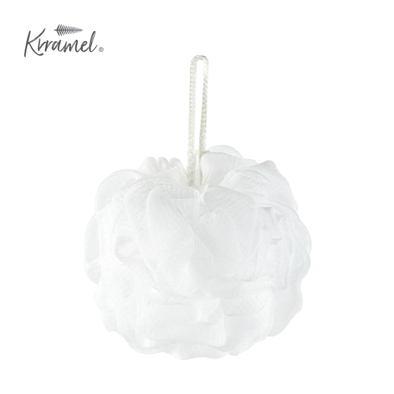 Minge de baie spumoasă cu design floral — moale, durabilă, material PP, pentru adulți