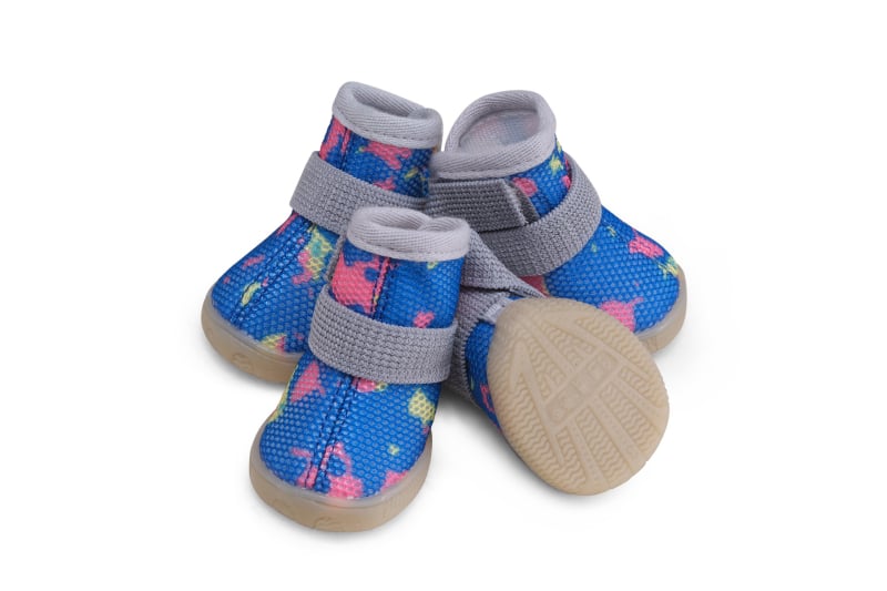 Kutyacipő – Lélegző hálószövés, Polár gyapjú belső bélés, Kamufláž mintázat, Szabadidős stílus, Kis testű kutyáknak