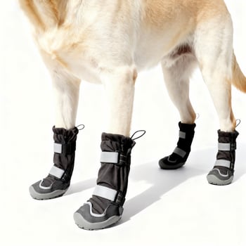 Kutyacipő gumiból: csúszásmentes, kopásálló, vízálló, melegen tartó, őszi-téli kültéri tevékenységekhez