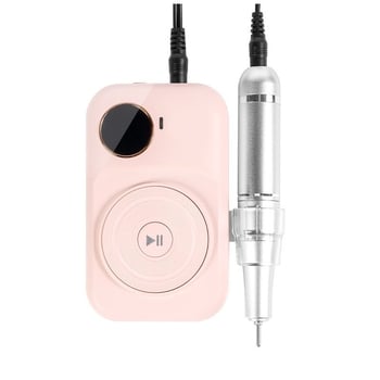 Hordozható elektromos körömcsiszoló és polírozó gép professzionális manikűrhöz, modell JF-607, 45000 rpm