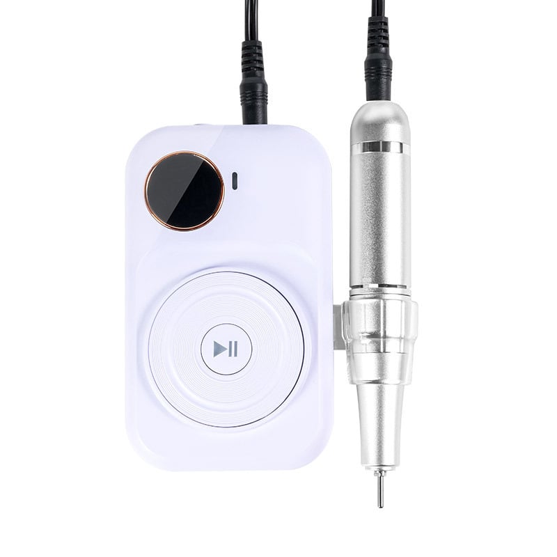 Hordozható elektromos körömcsiszoló és polírozó gép professzionális manikűrhöz, modell JF-607, 45000 rpm