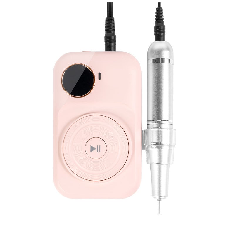 Hordozható elektromos körömcsiszoló és polírozó gép professzionális manikűrhöz, modell JF-607, 45000 rpm