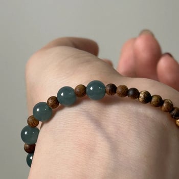 Uniszex kézzel készített üveggyöngy karkötő, Új kínai stílusú ékszer, ajándék