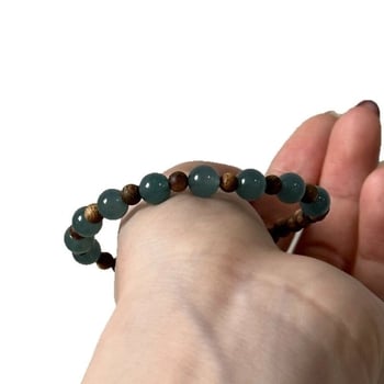 Uniszex kézzel készített üveggyöngy karkötő, Új kínai stílusú ékszer, ajándék