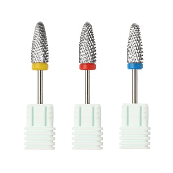 Κεφαλή λείανσης νυχιών από Tungsten Steel για επαγγελματικό μανικιούρ και αφαίρεση νεκρού δέρματος – υψηλή σκληρότητα, αντοχή στη θερμοκρασία και αντοχή στη διάβρωση