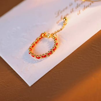 Karkötő, geometriai dizájn, rézötvözet, félmanuális feldolgozás, 2025 ősz, divatos stílus