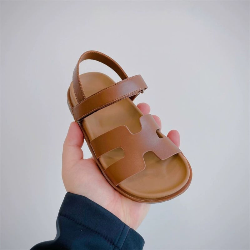 Gyerekeknek való strandcipő - PU felső rész, gumitalp, Velcro zár, 4–16 éveseknek