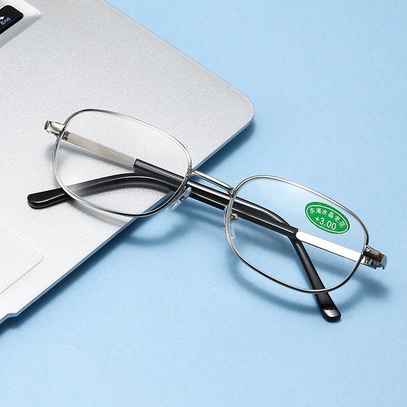 Olvasószemüveg - Keret nélküli, titánötvözet keret, üveglencsék - 2024 tavaszi megjelenés