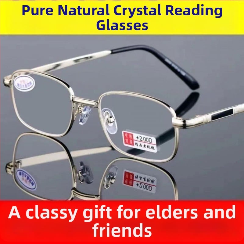 Hnzm95 Automatikus állítású olvasószemüveg, teljes keret, zoom funkció, kékfény-szűrés felnőtteknek