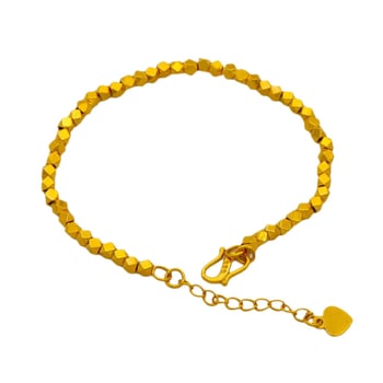 Uniszex réz karkötő elektroplating felülettel, geometriai forma, új kínai stílus, személyre szabott trend