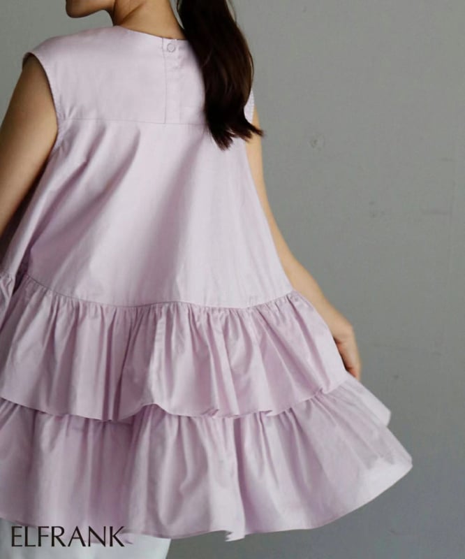 Cămașă din poliester, stil japonez, croială lejeră, guler rotund (Material: Poliester; Compoziție principală: Poliester; Lungime: 50–65 cm)