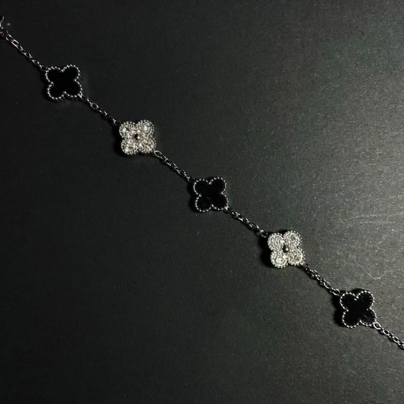 Vintage karkötő ötvözetből, elektroplattált, nőknek