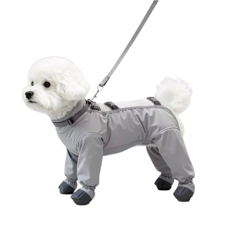 Minden méretű kutyáknak való ruházat — hasi fedél, vízálló, csúszásmentes, melegen tartó, memory tarp anyag