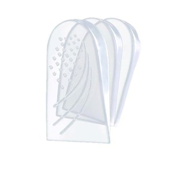 Xo-Type láb-korrigáló talpbetét elő- és hátsó sarok párnával, szilikon, magasságot növelő talpbetét, sportos és hétköznapi cipőkhöz