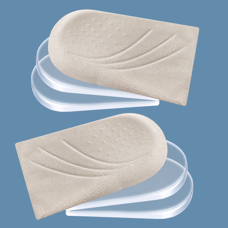 Xo-Type láb-korrigáló talpbetét elő- és hátsó sarok párnával, szilikon, magasságot növelő talpbetét, sportos és hétköznapi cipőkhöz