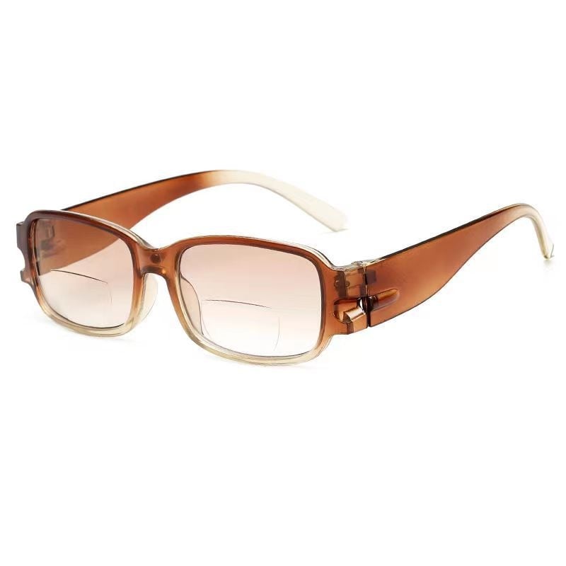 Olvasó szemüveg mágneses műgyanta lencsékkel, távoli és közeli használatra, teljes keret, retro stílus idős korosztály számára