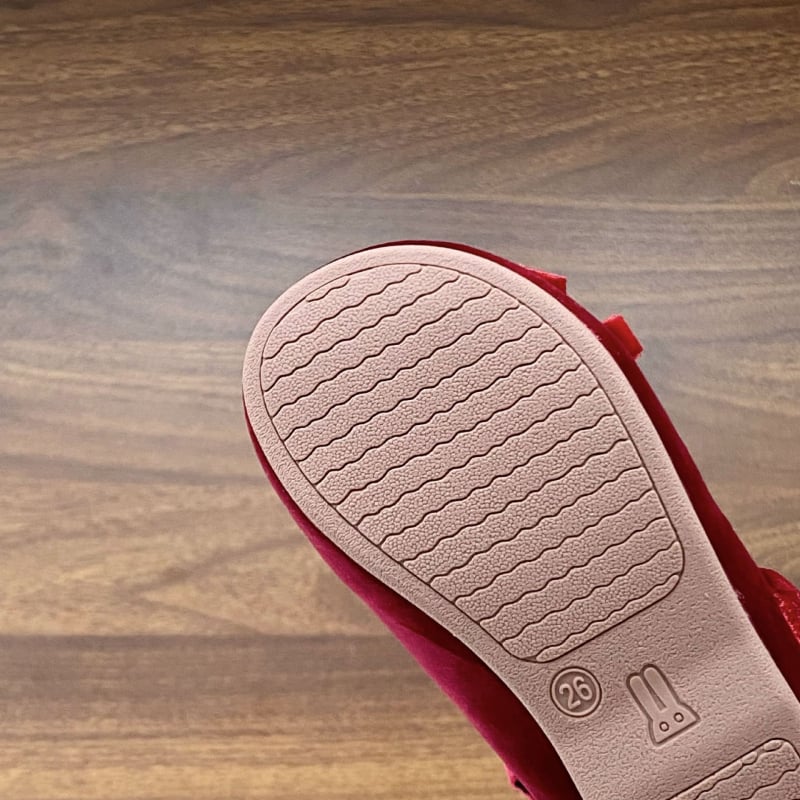 Детски обувки за момичета с котешки мотив, балеринки от велур със велкро, противохлъзгаща гумена подметка, за деца на възраст 4–16 години