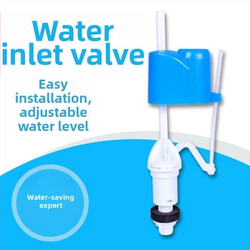 WC bejövő szelep (PP anyag, csavaros működtetés, injekciós formázás, modern minimalista stílus)