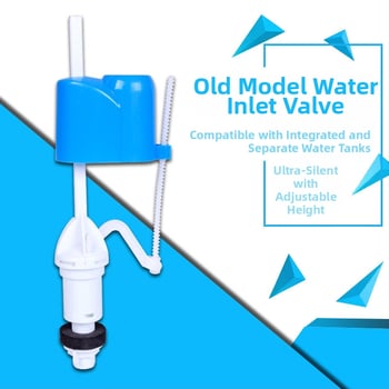 WC bejövő szelep (PP anyag, csavaros működtetés, injekciós formázás, modern minimalista stílus)