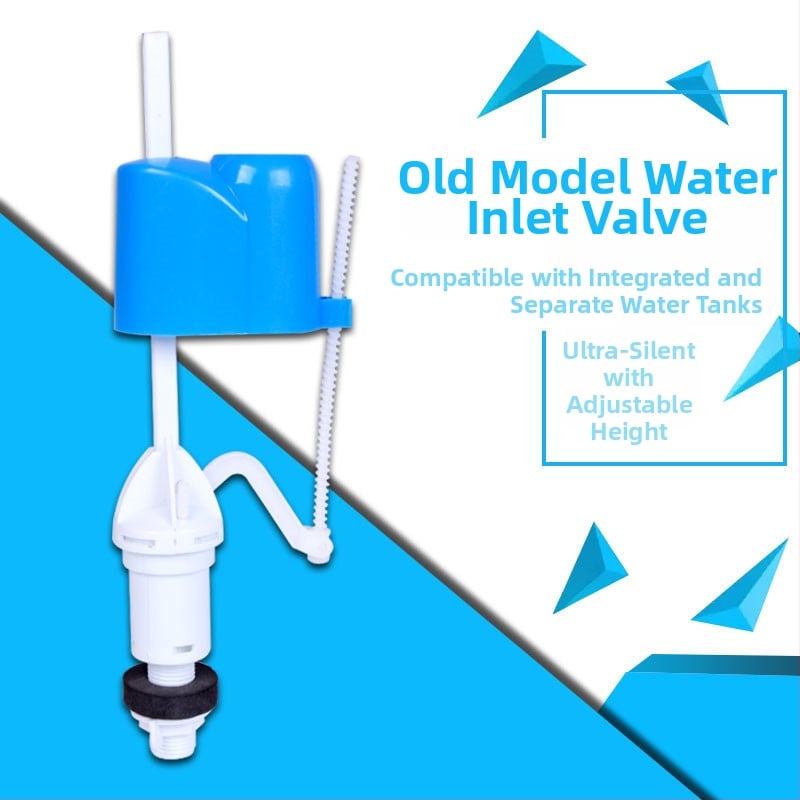 WC bejövő szelep (PP anyag, csavaros működtetés, injekciós formázás, modern minimalista stílus)