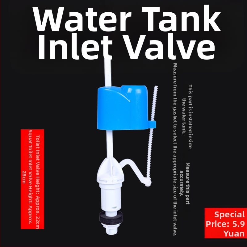 WC bejövő szelep (PP anyag, csavaros működtetés, injekciós formázás, modern minimalista stílus)