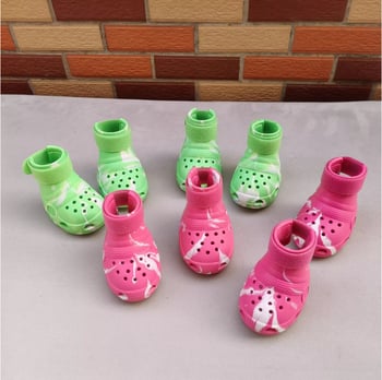 Kutyáknak esőcsizma — EVA anyagú, vízálló, csúszásmentes, kopásálló, puha talp