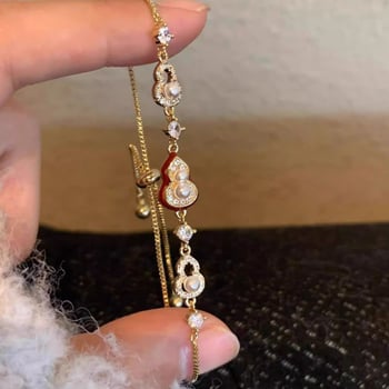 Karkötő kevert anyagokból, elektroplating bevonattal, finom megjelenés, új kínai stílus, tavasz 2025.